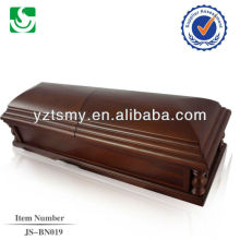 antique wooden coffin